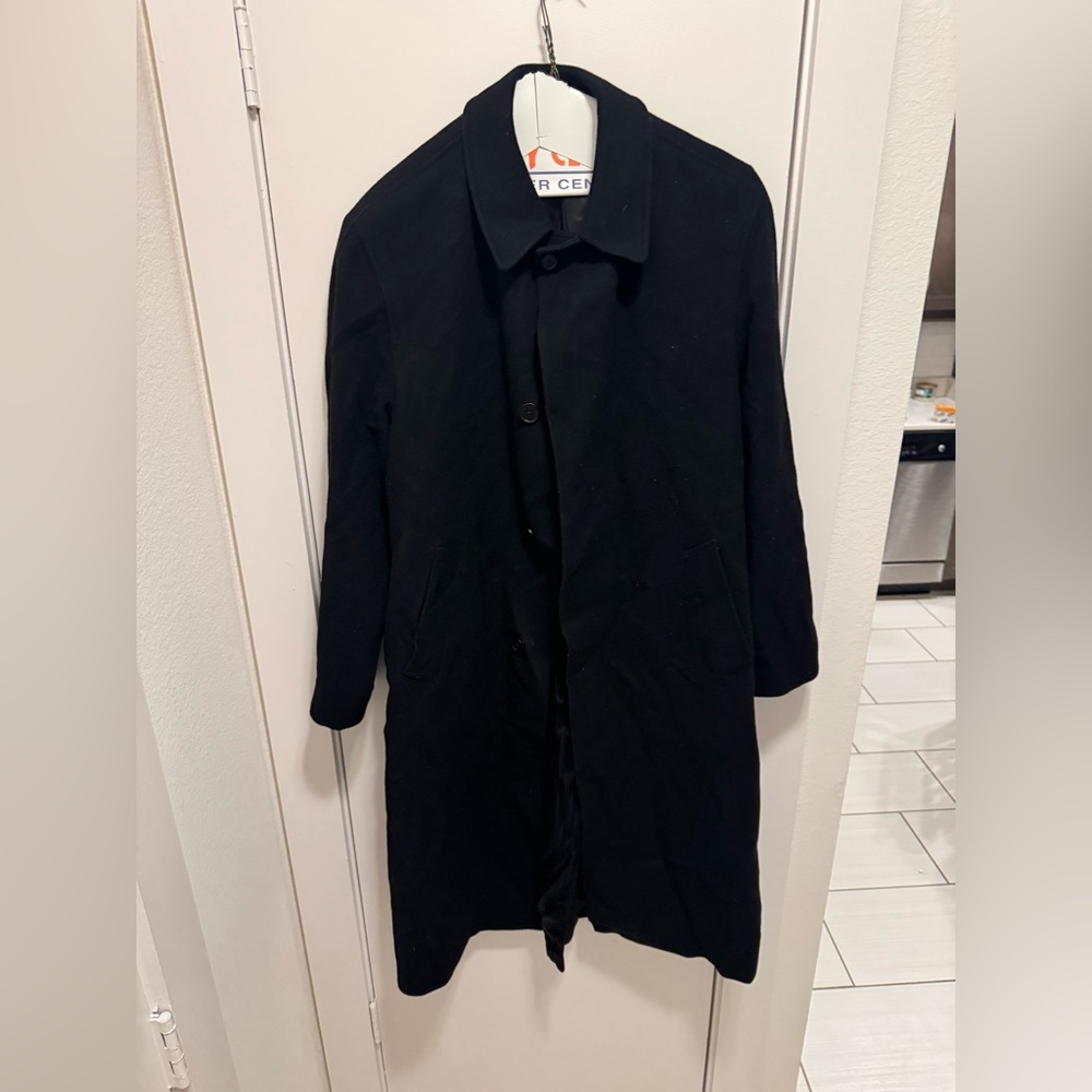 Tessuto Italiano Beila Men’s 42R Long Sleeve Winter Coat (Wool/Cash)
